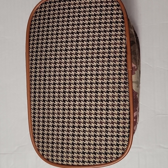 Avon Floral vintage Makeup Bag with Bamboo Handle GVC - Picture 5 of 8